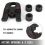 Pipe wrench jaw Pipe wrench with TH16-20-26-32 Replaceable dies Pressing Tongs  - For Composite Pipe
