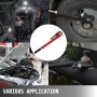 VEVOR 26.8-19.3 pulgadas Llave de tubo recta ajustable de servicio pesado Llave de tubo ajustable de aluminio de 3.1 pulgadas