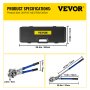 VEVOR 2.0M Porta Power Hydraulic Jack Repair Tool Kit Power Set Auto Tool 6 Ton