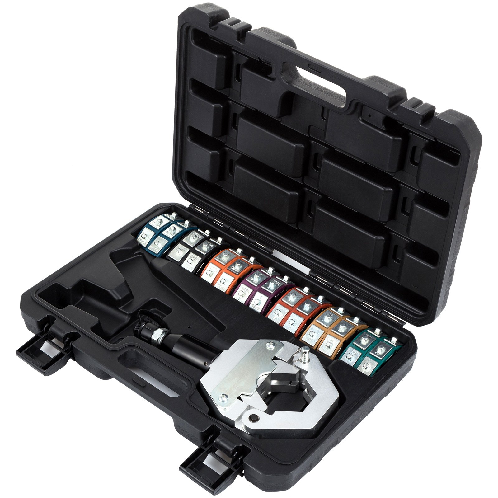 VEVOR Hydraulic Hose Crimper Tool Kit 7 Dies Compressing Air Conditioning