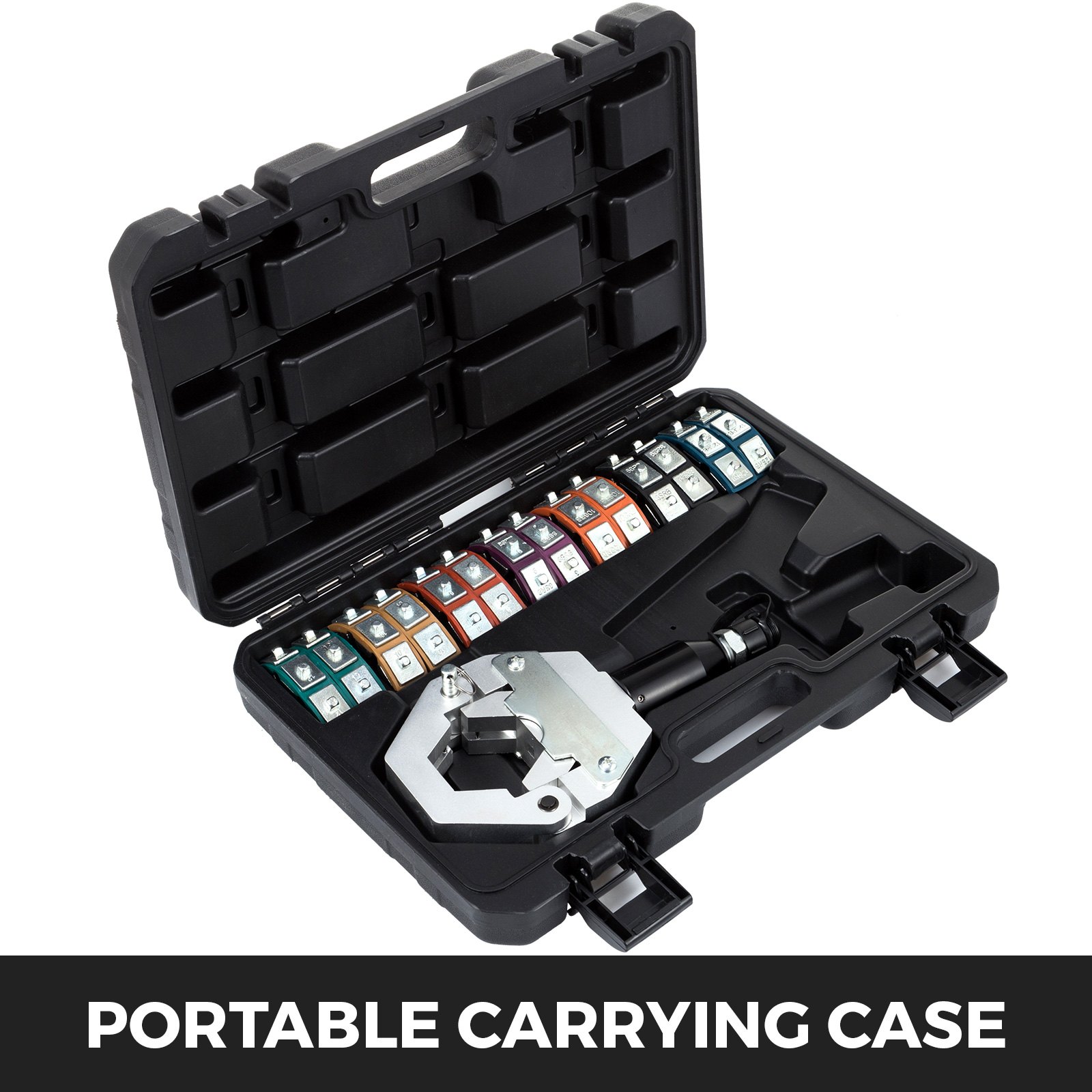 VEVOR Hydraulic Hose Crimper Tool Kit 7 Dies Compressing Air Conditioning