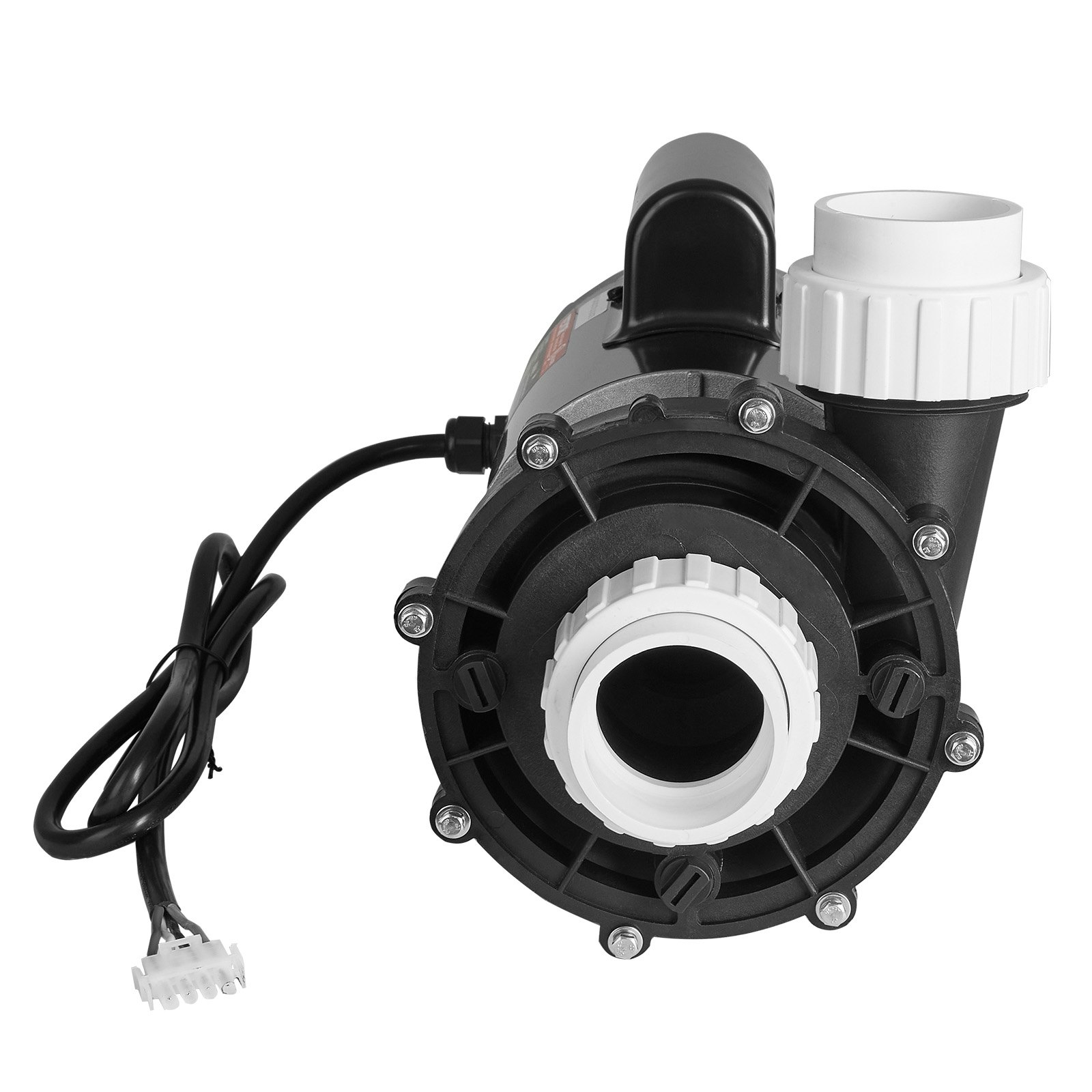 VEVOR 2 Speed SPA Pump, 56-Frame, AC 220-240V Hot Tub SPA Pump, 4HP/210GPM/65.61ft High Speed or 0.7HP/103GPM/16.07ft Low Speed, 2" Port 90° Rotational Interface for Hot Tub, Tested to UL Standards