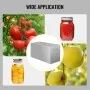 Envasadora de agua VEVOR, olla para estufa de 15 cuartos, con 2 rejillas, olla grande de acero inoxidable 304 de grado alimenticio, fondo plano cepillado, capacidad para frascos de 15 cuartos