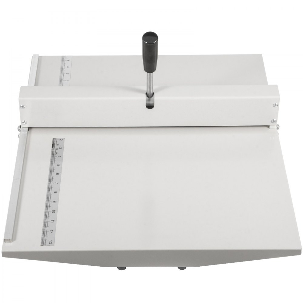 VEVOR creasing machine with adjustable ruler and handle.