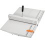 Máquina de vincagem manual de papel VEVOR de 18" Máquina de dobra de papel de 460 mm Vincador de papel de metal para serviços pesados Vincador de cartões de papel com 2 blocos