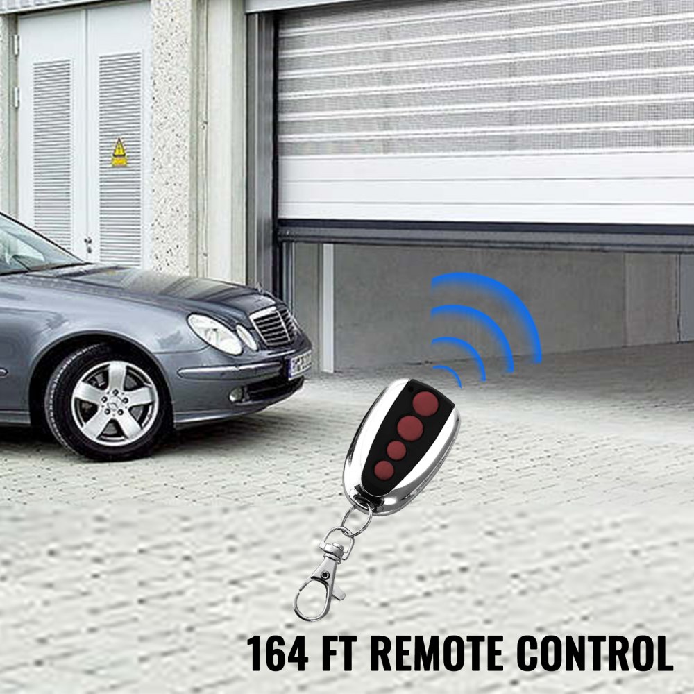 VEVOR Garage Roller Door Opener, 250 N Lift Force 164 ft Remote Control, 110V Electric Roller Gate Opener, Auto Garage Roller Gate Opener Kit with 2 Remote, Apply for Garage Store