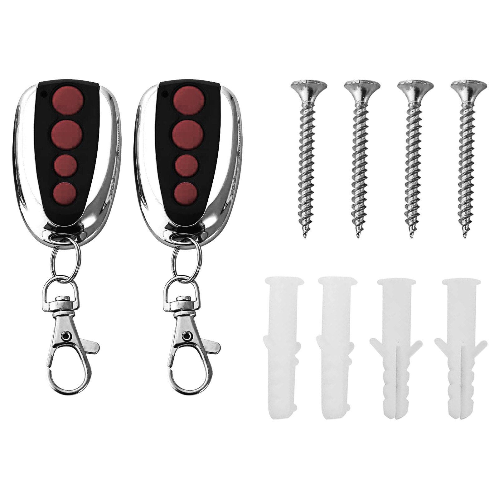 VEVOR Garage Roller Door Opener, 250 N Lift Force 164 ft Remote Control, 110V Electric Roller Gate Opener, Auto Garage Roller Gate Opener Kit with 2 Remote, Apply for Garage Store