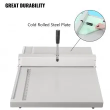 VEVOR 48cm Manual Creasing Machine 19inch Paper Card Creasing Machine Paper Creaser Scoring Machine with Magnetic Backstop A3