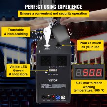 VEVOR 700W 2pcs Large Stage Equipment Special Effect Machine, Smart DMX Control Stage Equipment Showing Machine, Stage Lighting Effect Machine with Wireless Remote Control for Musical Show, Wedding