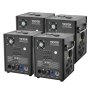 Μηχανή σπινθήρων VEVOR Cold Spark, 4 ελεγκτές πυροτεχνημάτων εξόδου 500W, ρυθμιζόμενο ύψος 6,6-13ft, με προηγμένο σύστημα DMX, οθόνη LED, φορητή λαβή, κράμα αλουμινίου για DJ σκηνής, γάμου, πάρτι