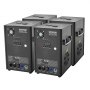 Máquina de chispa fría VEVOR, paquete de 4 controladores de fuegos artificiales de 700 W, altura ajustable de 2 a 5 m, con sistema DMX avanzado, pantalla LED, asa portátil, aleación de aluminio para escenarios, DJ, bodas, eventos y fiestas.