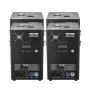 Máquina de chispa fría VEVOR, paquete de 4 controladores de fuegos artificiales de 700 W, altura ajustable de 2 a 5 m, con sistema DMX avanzado, pantalla LED, asa portátil, aleación de aluminio para escenarios, DJ, bodas, eventos y fiestas.