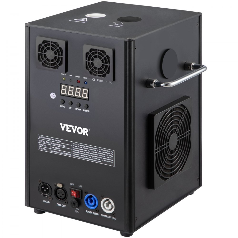 VEVOR Large Stage Equipment Special Effect Machine, 700W 4pcs Stage Lighting Effect Machine with Wireless Remote Control, Smart DMX Control Stage Equipment Showing Machine for Wedding, Musical Show