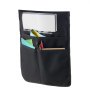 VEVOR Chair Pockets for Classroom, 12 Pack, 18 x 20 Inches Chairback Buddy Pocket with Name Tag, Back of Chair Organizer for Kids in Classroom, Kindergarten, School, and Home, Black