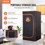 VEVOR Tente de sauna portable pleine taille, kit de sauna personnel 1400 W pour spa à domicile, thérapie corporelle chauffante infrarouge détoxifiante et apaisante, télécommande de temps et de température avec chaise et tapis de sol