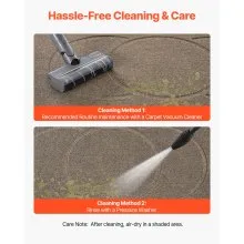 VEVOR Front Door Mat, 1194 x 813 mm Commercial Floor Mat for Indoor and Outdoor, Modern Stylish Carpet with TPE Backing, Heavy Duty Washable Entry Industrial Rug for Hallway, Balcony, Garage, Brown