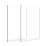 VEVOR Plexiglass Acrylic Sheets, 2-Pack Plastic Sheet, 24 x 48 Inch 1/8 Inch Thick Clear Plastic Cast Transparent Glass for Crafting Projects, Replacement Picture Frame Glass, DIY Display, Easy to Cut