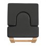 VEVOR Yoga Headstand Bench, 300 lbs Capacity Yoga Inversion Chair for Family Gym, Headstand Trainer with Wood Frame & PU Pad, Stand Yoga Stool for Strength Balance Training, Relieve Fatigue, Black