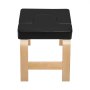 VEVOR Yoga Headstand Bench, 300 lbs Capacity Yoga Inversion Chair for Family Gym, Headstand Trainer with Wood Frame & PU Pad, Stand Yoga Stool for Strength Balance Training, Relieve Fatigue, Black