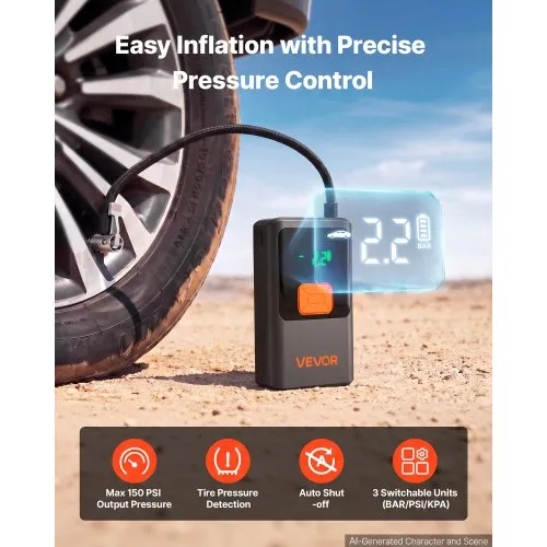 Käivitusabi kompressoriga 4000 A, 12 000 mAh — pilt 4