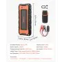 VEVOR 3000A Peak Jump Starter, 12V Portable Car Battery Booster Power Pack, Lithium Jump Box for up to 10L Gas and 8L Diesel Engines, with Heavy Duty Jumper Cables and LED Flashlight