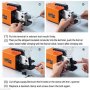 VEVOR Pneumatic Crimping Tool Am-10, Air Powered Wire Terminal Crimping Machine Crimping Up To 16mm2, Pneumatic Crimper Plier Machine with 10 Sets Of Dies for Many Kinds of Terminals