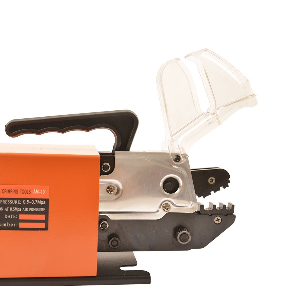 AM-10 Terminal Crimping Machine 5 Sets Dies Free Foot Air Valve Tool Set 13.5 KN