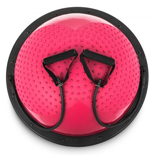 Ball Balance Board Wobble Yoga Training Fitness Half Gym Ball Pilates Steps W/ Pump