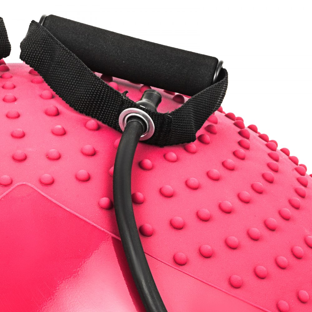 Ball Balance Board Wobble Yoga Training Fitness Half Gym Ball Pilates Steps W/ Pump