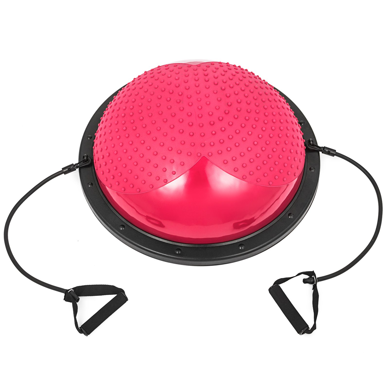 Ball Balance Board Wobble Yoga Training Fitness Half Gym Ball Pilates Steps W/ Pump
