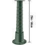 VEVOR Antique Hand Water Pump Stand Pitcher Pump Stand Cast Iron Well Pump Stand with Pre-set 13 mm(0.5") Holes for Easy Installation Old Fashion Pitcher Hand Pump Stand for Home Yard Pond Garden Outdoors Gr