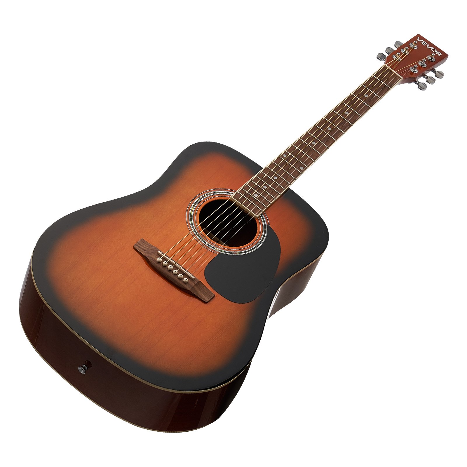 VEVOR 41 in / 1041.4 mm Dreadnought Acoustic Guitar Beginner Bundle Gig Bag Adult Sunburst