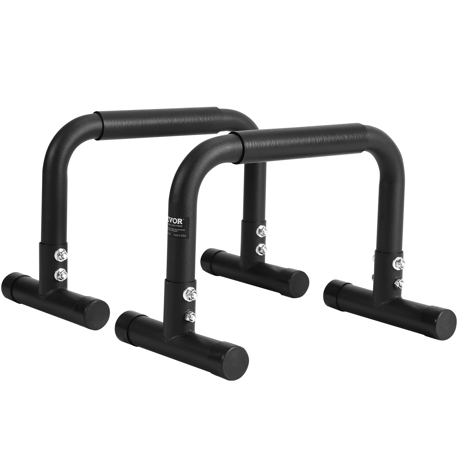 VEVOR Dip Bars, 500 lbs Weight Capacity, Heave Duty Dip Stand Station, Fitness Workout Dip Bar Station Stabilizer Parallette Push Up Stand, Parallel Bars for Strength Training Home Gym Office Outdoor