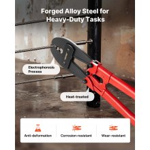 762mm/30" Hand Swager, Swaging Tool for 5/32", 1/4" and 5/16" Aluminum/Copper Sleeves
