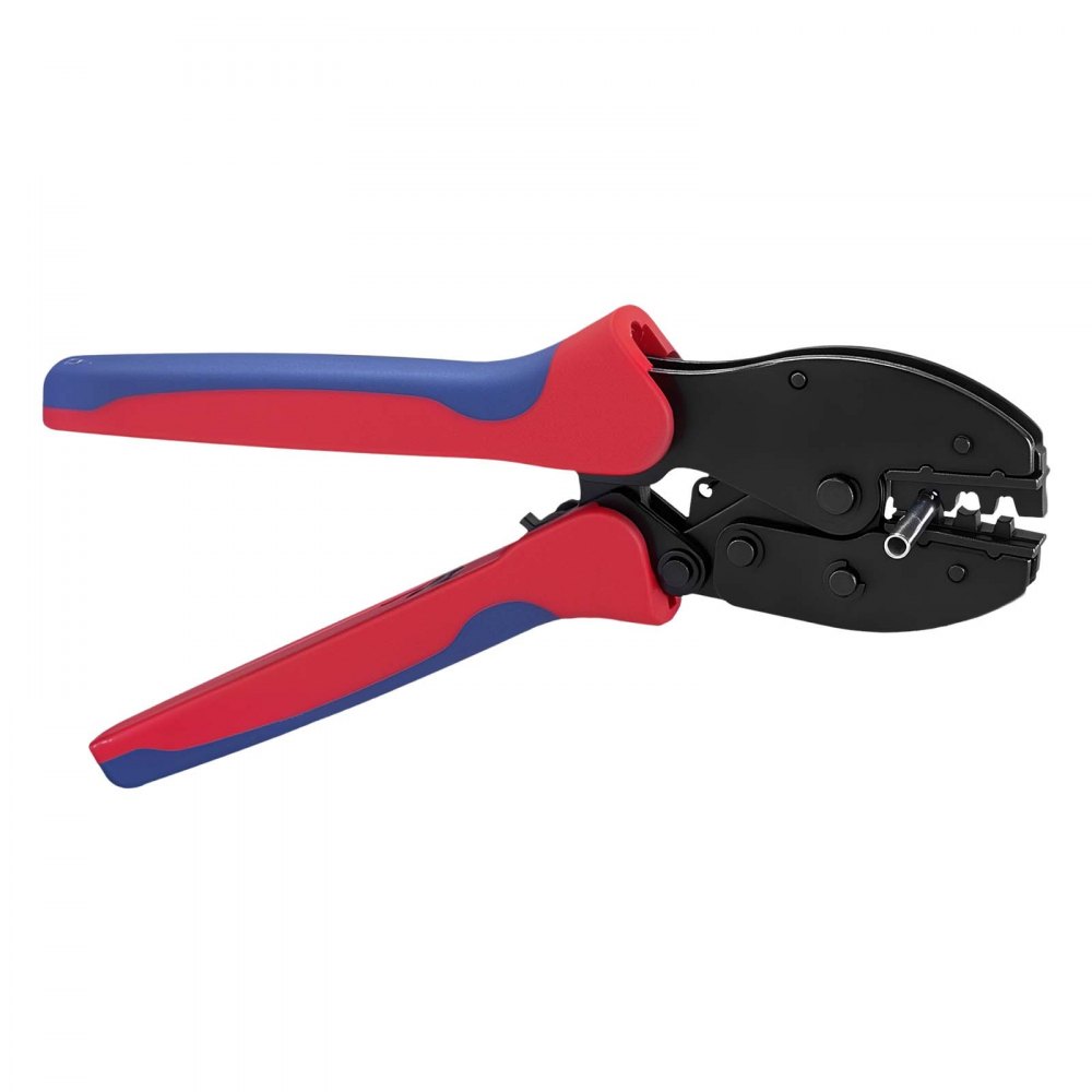 VEVOR Crimping Tool, 2.5-6 mm² Ratcheting Solar Connector Crimper Tool Kit, Clear Metric & AWG Markings, with 10 Pairs Solar Connectors, 10 Pairs of Cable Connectors, Wrenches, and a Storage Case