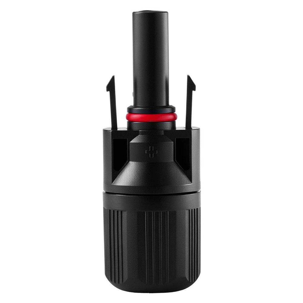 VEVOR Crimping Tool, 2.5-6 mm² Ratcheting Solar Connector Crimper Tool Kit, Clear Metric & AWG Markings, with 10 Pairs Solar Connectors, 10 Pairs of Cable Connectors, Wrenches, and a Storage Case