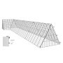 VEVOR Chicken Tunnels, 157.5 x 39.4 x 24.2 inch(LxWxH) Chicken Tunnels for Yard, Portable Chicken Tunnels for Outside with Corner Frames, Chicken Coop Run, Suitable for Chickens, Ducks, Rabbits