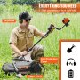 VEVOR Metal Detector for Adults & Kids, 10 Inch Waterproof Search Coil with LCD Display 7 Modes, Adjustable 41''-52'' Aluminum Stem, DSP Chip Higher Accuracy Gold Detector 10'' Detection Depth