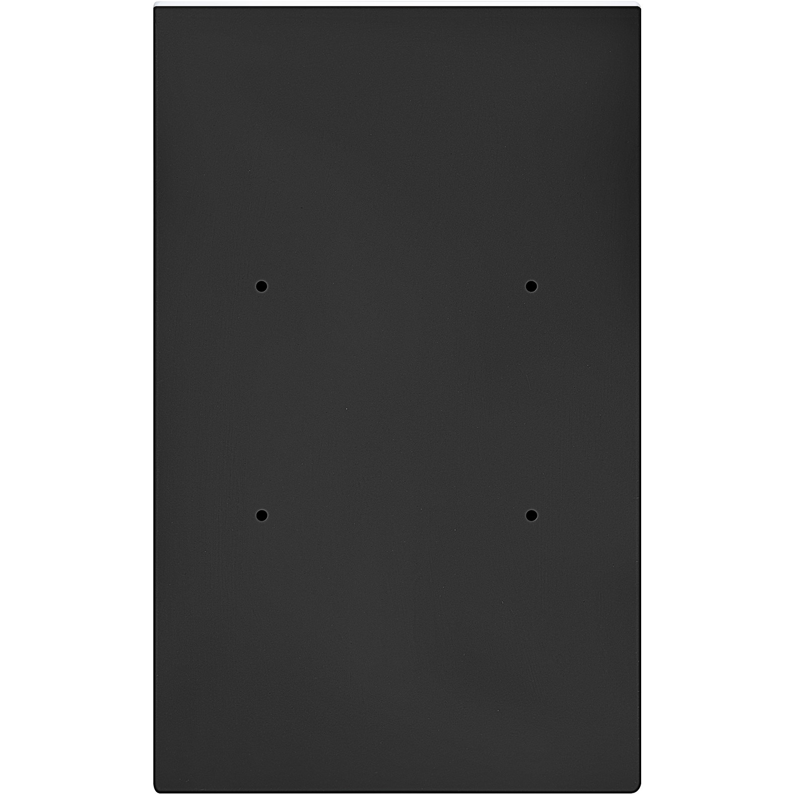 black metal VEVOR suggestion box mounted against a plain background with four visible mounting holes.