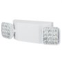 VEVOR 24 Pack Commercial Emergency Light, 3W, White LED Emergency Exit Lighting Fixtures with 180 Minutes Backup Battery Adjustable 2 LED Square Head, Ceiling or Wall Mount for Business Power Outages