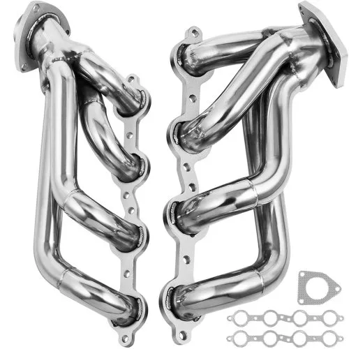 2.25" Outlet Exhaust Header for GMC Yukon 4.8L 5.3L for GMC Sierra 1500 99-01
