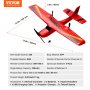 VEVOR RC Plane, 2.4GHZ 2 Channel Remote Control Airplane with 6-Axis Gyro Stabilizer, Ready to Fly Aircraft Plane Toys with 2 Batteries, Easy to Fly RC Glider for Adults Kids Beginners Boys Girls
