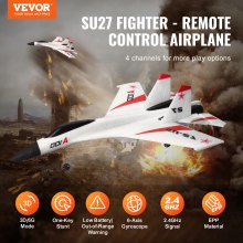 VEVOR RC Airplane Fighter EPP Foam RC Plane Toy 2.4GHz Remote Control 3D/6G Mode