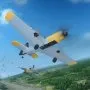 VEVOR RC Plane, 2.4GHZ 3 Channel Remote Control Airplane with 6-Axis Gyro Stabilizer, Ready to Fly Fighter Aircraft Plane Toy with 2 Batteries, Easy to Fly RC Glider for Adults Kids Beginners Boys