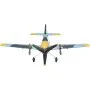 VEVOR RC Plane, 2.4GHZ 3 Channel Remote Control Airplane with 6-Axis Gyro Stabilizer, Ready to Fly Fighter Aircraft Plane Toy with 2 Batteries, Easy to Fly RC Glider for Adults Kids Beginners Boys