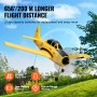 VEVOR RC Flytrener Fly EPP Foam RC Plane Toy 2,4 GHz fjernkontroll