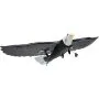 VEVOR RC Plane, 2.4GHZ 2 Channel Remote Control Airplane with 6-Axis Gyro Stabilizer, Ready to Fly Eagle Aircraft Plane Toy with 2 Batteries, Easy to Fly RC Glider for Adults Kids Beginners Boys Girls