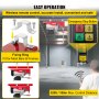 VEVOR Electric Hoist,1320 lbs Electric Winch, Electric Lift with Wireless Remote Control System, Zinc-Plated Steel Wire Electric Hoist Crane, Electric Cable Hoist w/Straps and Emergency Stop Switch
