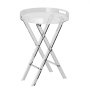 VEVOR Akrylový skladací podnosový stolík, Akrylový koncový stolík so sklopnou X nohou, Priehľadný akrylový príručný stolík na kávu, pitie, jedlo, občerstvenie používané v obývačke, spálni a pracovni