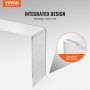 VEVOR Acrylic Console Table, Clear Acrylic End Table, Transparent Acrylic Side Table 38.2x15x29.3 inch, for Foyer, Living Room, Dining Room